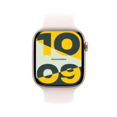Apple Watch Series 10 GPS 46mm Aluminium or rose Bracelet Sport rose tendre M/L - comme neuf