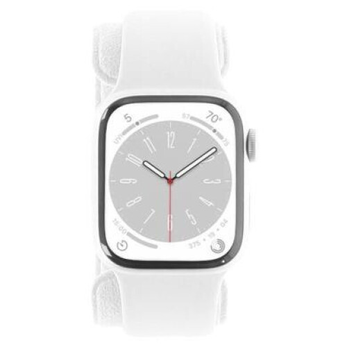 Apple Watch Series 8 GPS 41mm Aluminium argent Bracelet Sport - bon état