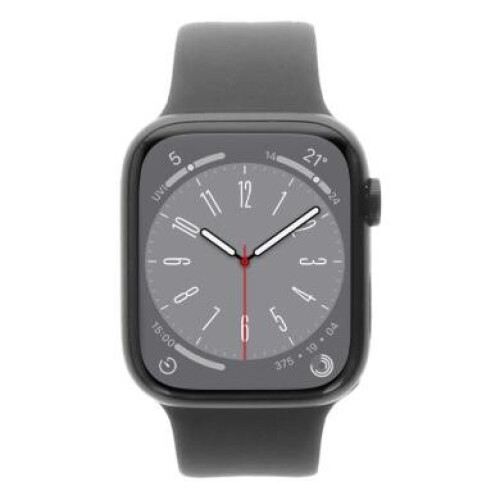 Apple Watch Series 8 GPS 45mm Aluminium bleu de minuit Bracelet Sport bleu de minuit - comme neuf