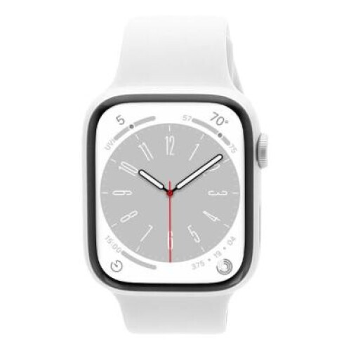 Apple Watch Series 8 GPS + Cellular 45mm Aluminium argent Bracelet Sport - très bon état