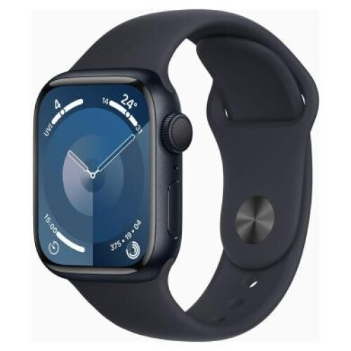 Apple Watch Series 9 GPS 41mm Aluminium bleu de minuit Bracelet Sport bleu de minuit M/L - comme neuf