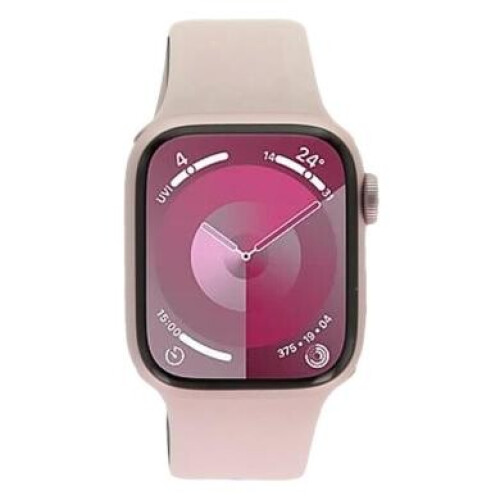 Apple Watch Series 9 GPS 41mm Aluminium rosé Bracelet Sport rose pâle M/L - très bon état