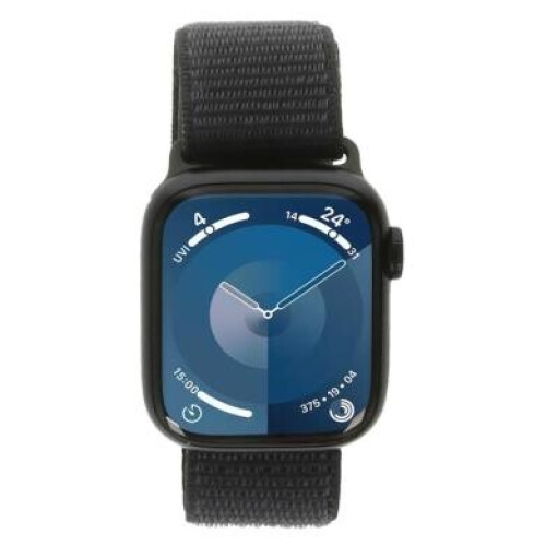Apple Watch Series 9 GPS + Cellular 41mm Aluminium bleu de minuit Boucle Sport bleu de minuit - comme neuf