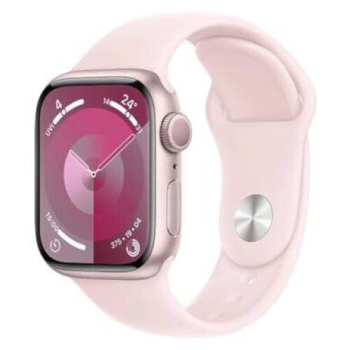 Apple Watch Series 9 GPS + Cellular 41mm Aluminium rosé Boucle Sport rose pâle - très bon état