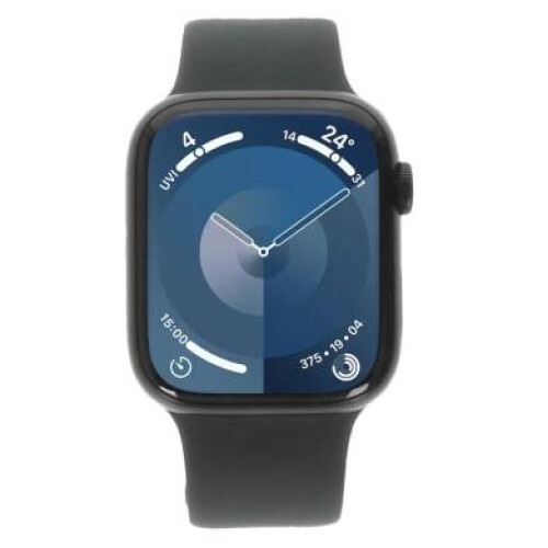 Apple Watch Series 9 GPS + Cellular 45mm Aluminium bleu de minuit Bracelet Sport bleu de minuit M/L - comme neuf