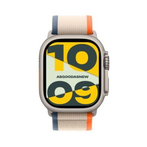 Apple Watch Ultra 2 GPS + Cellular 49mm titane Boucle Trail orange/beige M/L - très bon état