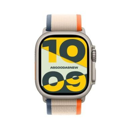 Apple Watch Ultra 2 GPS + Cellular 49mm titane Boucle Trail orange/beige S/M - très bon état