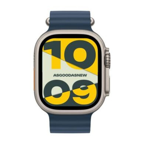 Apple Watch Ultra 2 GPS + Cellular 49mm Titane – Édition limitée avec 2 bracelets Ocean bleu et blanc - comme neuf