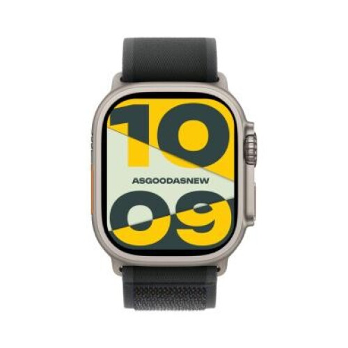 Apple Watch Ultra 2 GPS + Cellular 49mm titane naturel Boucle Trail noir S/M - très bon état
