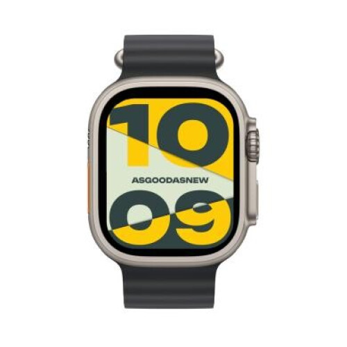 Apple Watch Ultra 2 GPS + Cellular 49mm titane naturel Bracelet Ocean noir - très bon état