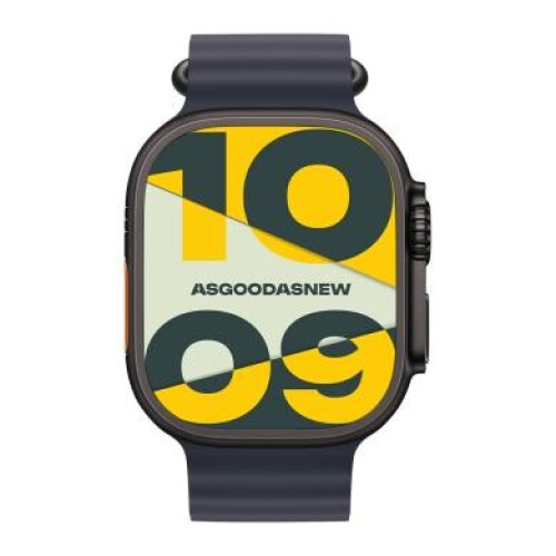 Apple Watch Ultra 2 GPS + Cellular 49mm titane noir Bracelet Ocean marine - très bon état