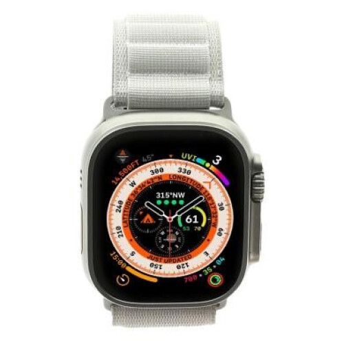 Apple Watch Ultra GPS + Cellular 49mm titane Boucle Alpine lumière stellaire M - comme neuf