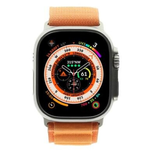 Apple Watch Ultra GPS + Cellular 49mm titane Boucle Alpine orange L - très bon état
