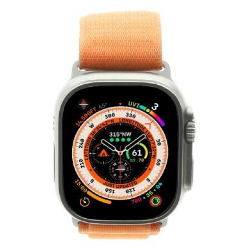 Apple Watch Ultra GPS + Cellular 49mm titane Boucle Alpine orange M - très bon état