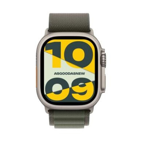 Apple Watch Ultra GPS + Cellular 49mm titane Boucle Alpine vert L - bon état