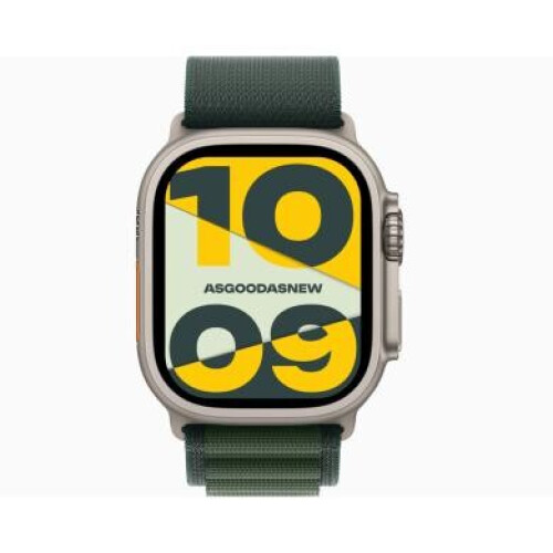 Apple Watch Ultra GPS + Cellular 49mm titane Boucle Alpine vert M - très bon état