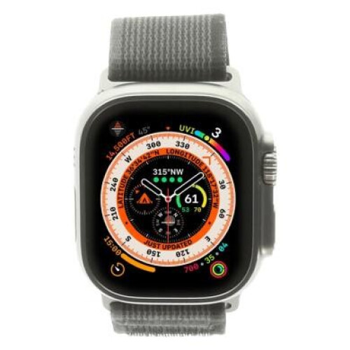 Apple Watch Ultra GPS + Cellular 49mm titane Boucle Trail noir/gris S/M - très bon état