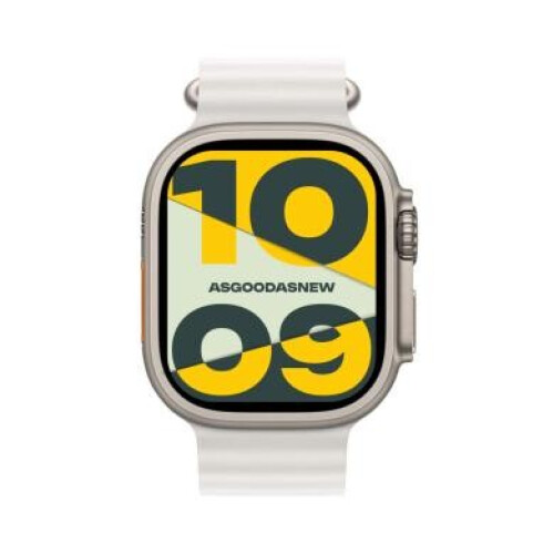 Apple Watch Ultra GPS + Cellular 49mm titane Bracelet Ocean blanc - très bon état