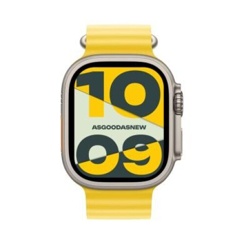 Apple Watch Ultra GPS + Cellular 49mm titane Bracelet Ocean jaune - bon état