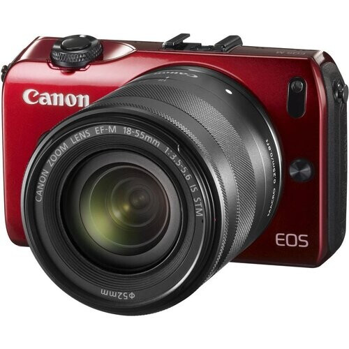 EOS M - Rouge + Canon Canon Zoom Lens EF-M 18-55mm f/3.5-5.6 IS STM f/3.5-5.6