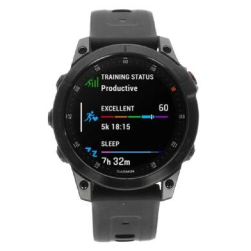 Garmin Epix Gen 2 47mm titan bracelet silicone QuickFit (010-02582-11) gris ardoise - comme neuf