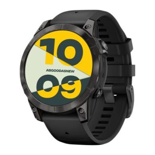 Garmin Epix Pro (Gen 2) Sapphire noir/gris charbon Titan QuickFit-Bracelet en silicone (010-02803-30) - bon état