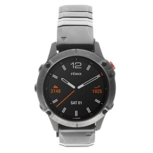 Garmin Fenix 6 Pro 47mm Solar DLC gris titane (010-02410-23) - bon état