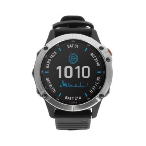 Garmin Fenix 6 Solar argent/noir (0100241000) - bon état