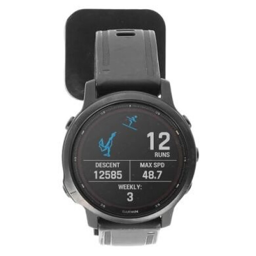 Garmin Fenix 6S Saphir 42mm gris charbon DLC / noir (010-02159-25) - bon état