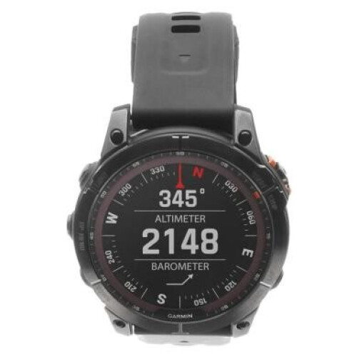 Garmin Fenix 7 Solar 47mm gris/noir (010-02540-11) - comme neuf