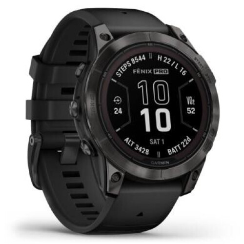 Garmin Fenix 7X Pro Sapphire Solar 51mm noir/gris charbon (010-02778-11) - très bon état