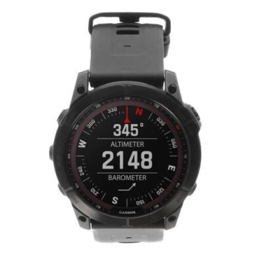 Garmin Fenix 7X Sapphire Solar 51mm noir DLC titane/noir (010-02541-23) - bon état