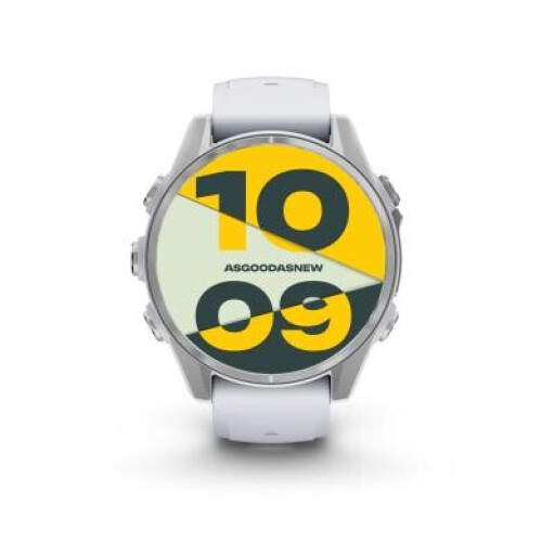 Garmin Fenix 8 AMOLED blanche/argent (010-02903-00) - comme neuf