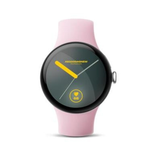Google Pixel Watch 3 argent poli 41mm Sportarmband quartz rose (Wi-Fi) - comme neuf