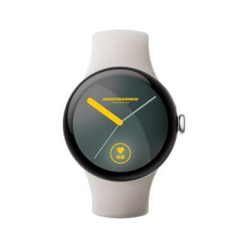 Google Pixel Watch 3 argent poli 45mm Bracelet Sport porcelaine (LTE) - très bon état