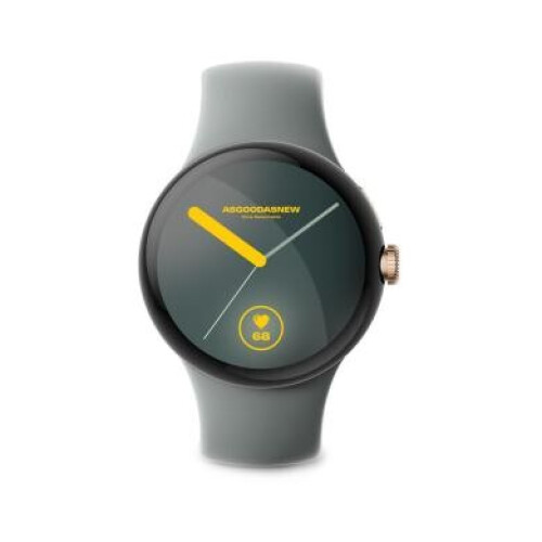Google Pixel Watch 3 champagne gold 41mm Bracelet Sport vert sauge (Wi-Fi) - comme neuf