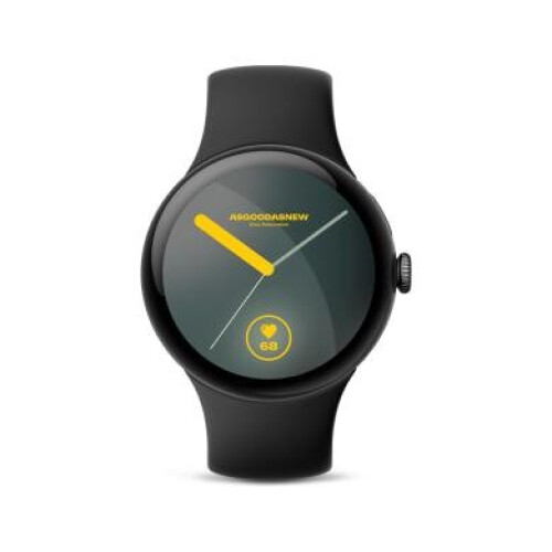 Google Pixel Watch 3 noir mat 45mm Bracelet Sport noir volcanique (Wi-Fi) - très bon état