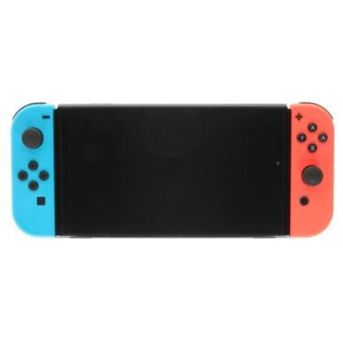 Nintendo Switch (OLED-Modell) néon bleu/néon rouge - comme neuf