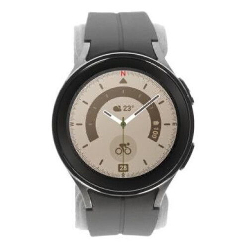 Samsung Galaxy Watch5 Pro Bluetooth 45mm titane gris bracelet sport titane gris - très bon état