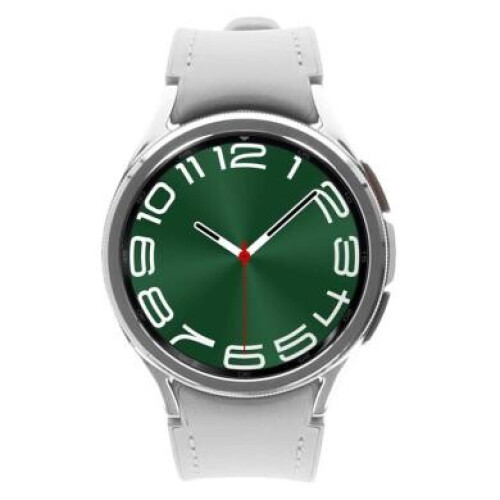 Samsung Galaxy Watch6 Classic argent 43mm bleutooth Bracelet hybride en éco-cuir argent - comme neuf